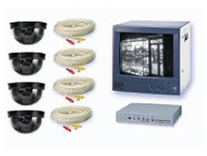 CCTV - 4 Camera Color Dome System